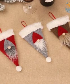 Coral Tree 3D Santa Hat Cutlery Cover All Of It