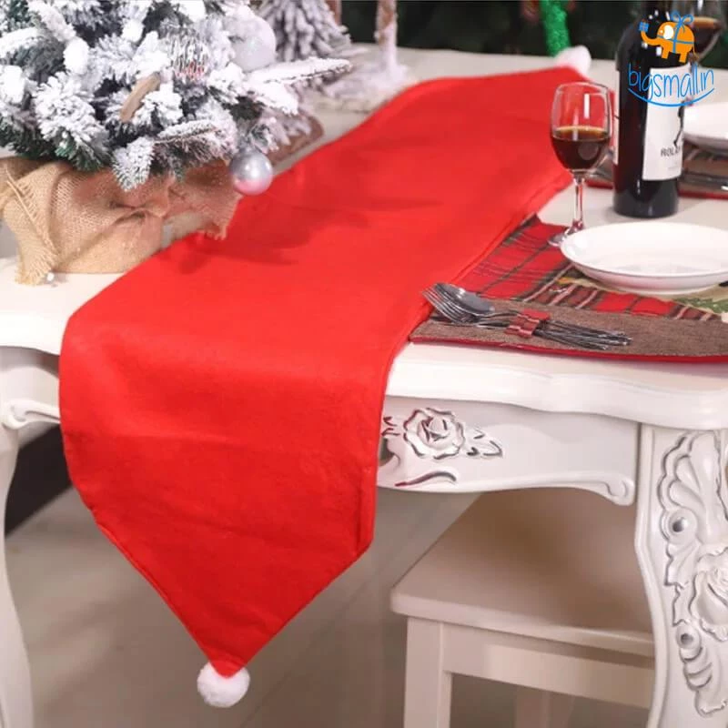 Coral Tree Christmas 3D Table Runner