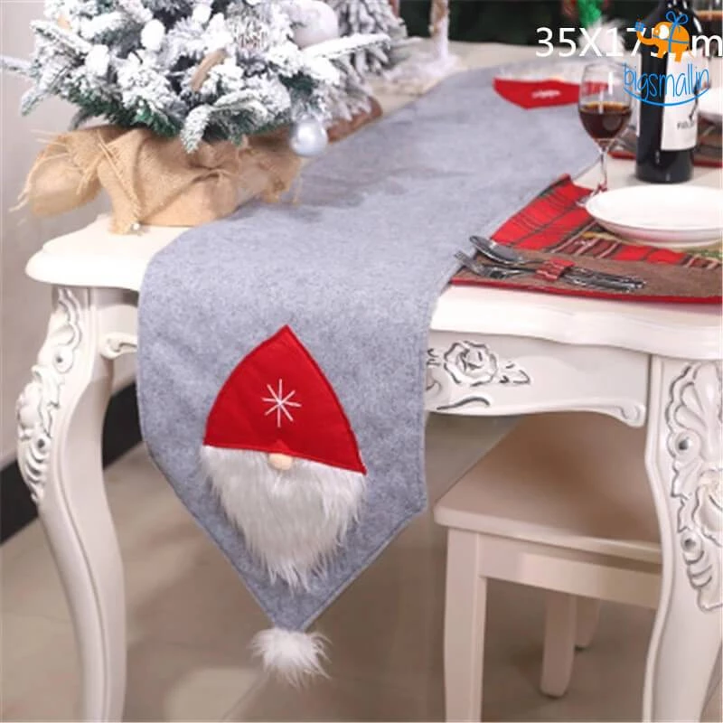 Coral Tree Christmas 3D Table Runner