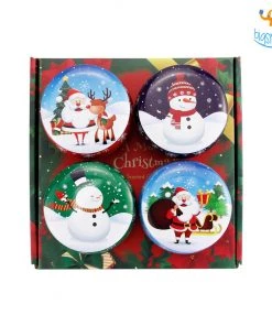 Coral Tree Christmas Scented Candles - Set Of 4