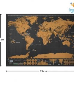 VinnyC Father's Day Scratch World Map