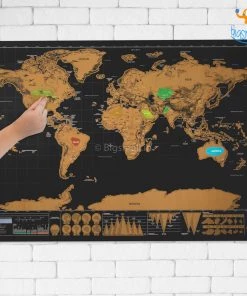 VinnyC Father's Day Scratch World Map