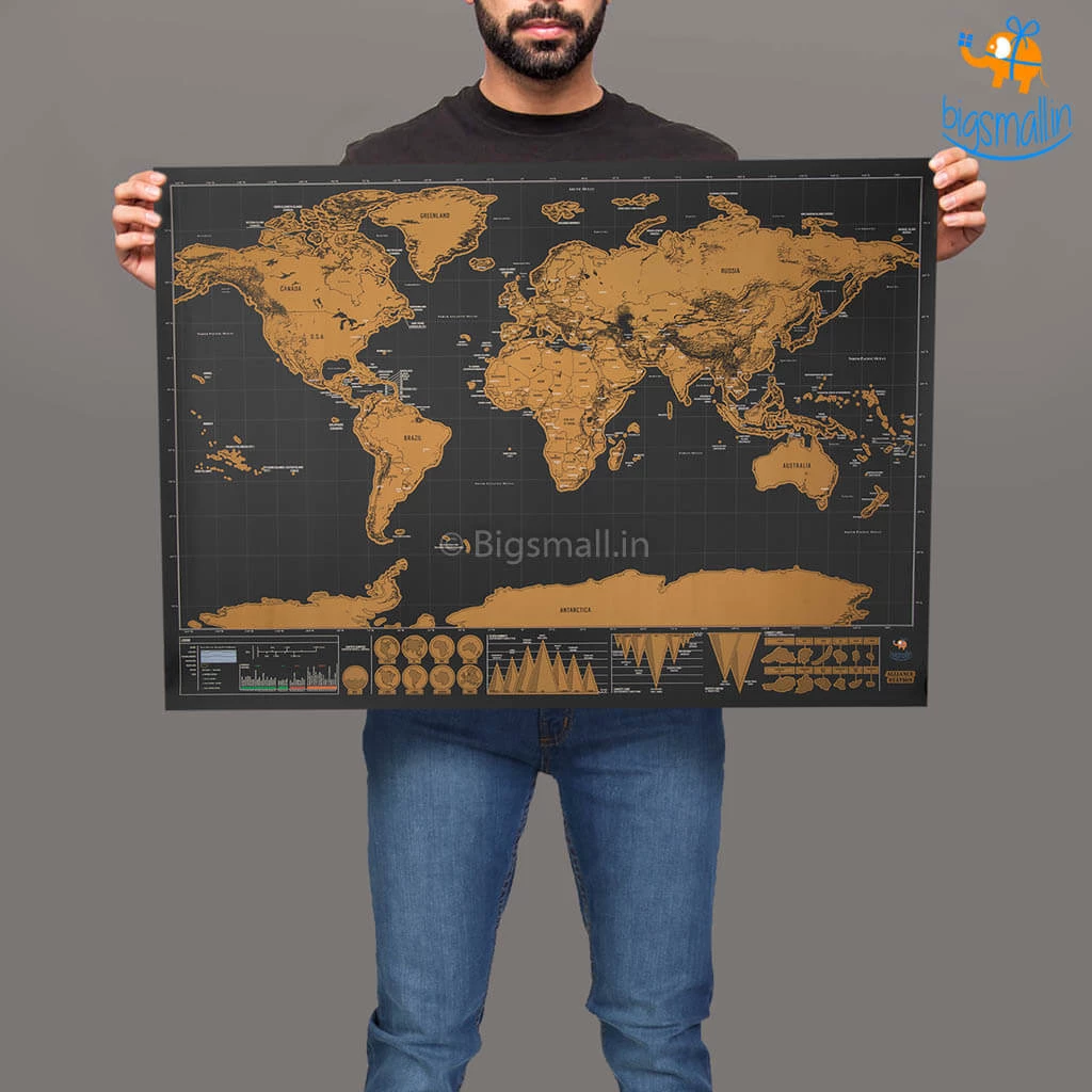 VinnyC Father's Day Scratch World Map