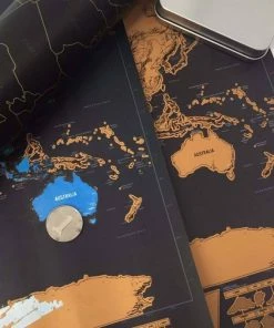 VinnyC Father's Day Scratch World Map