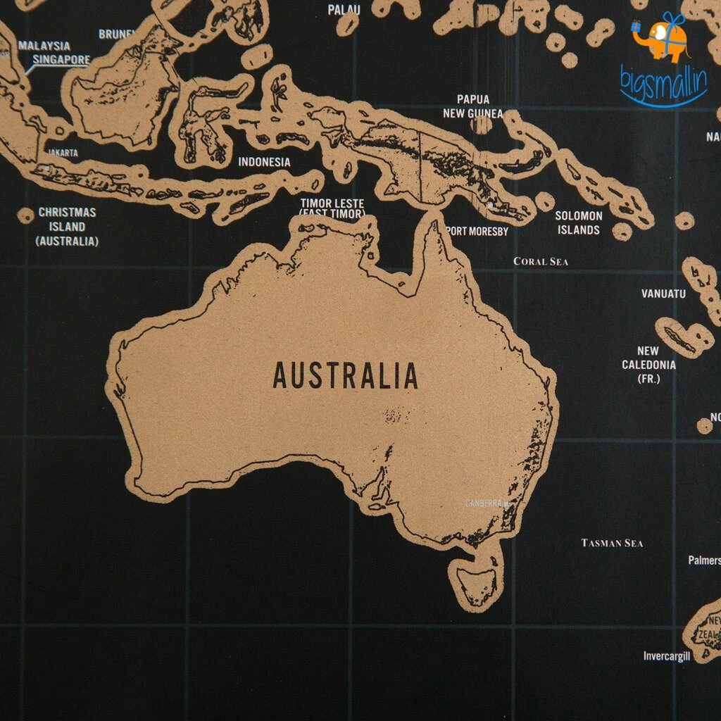 VinnyC Father's Day Scratch World Map