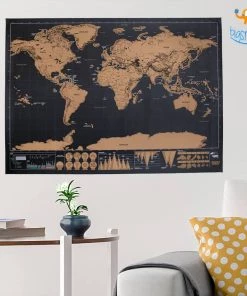 VinnyC Father's Day Scratch World Map