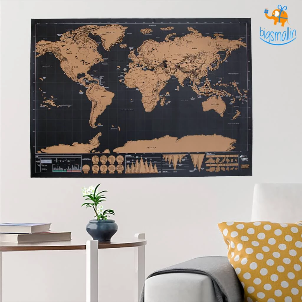 VinnyC Father's Day Scratch World Map