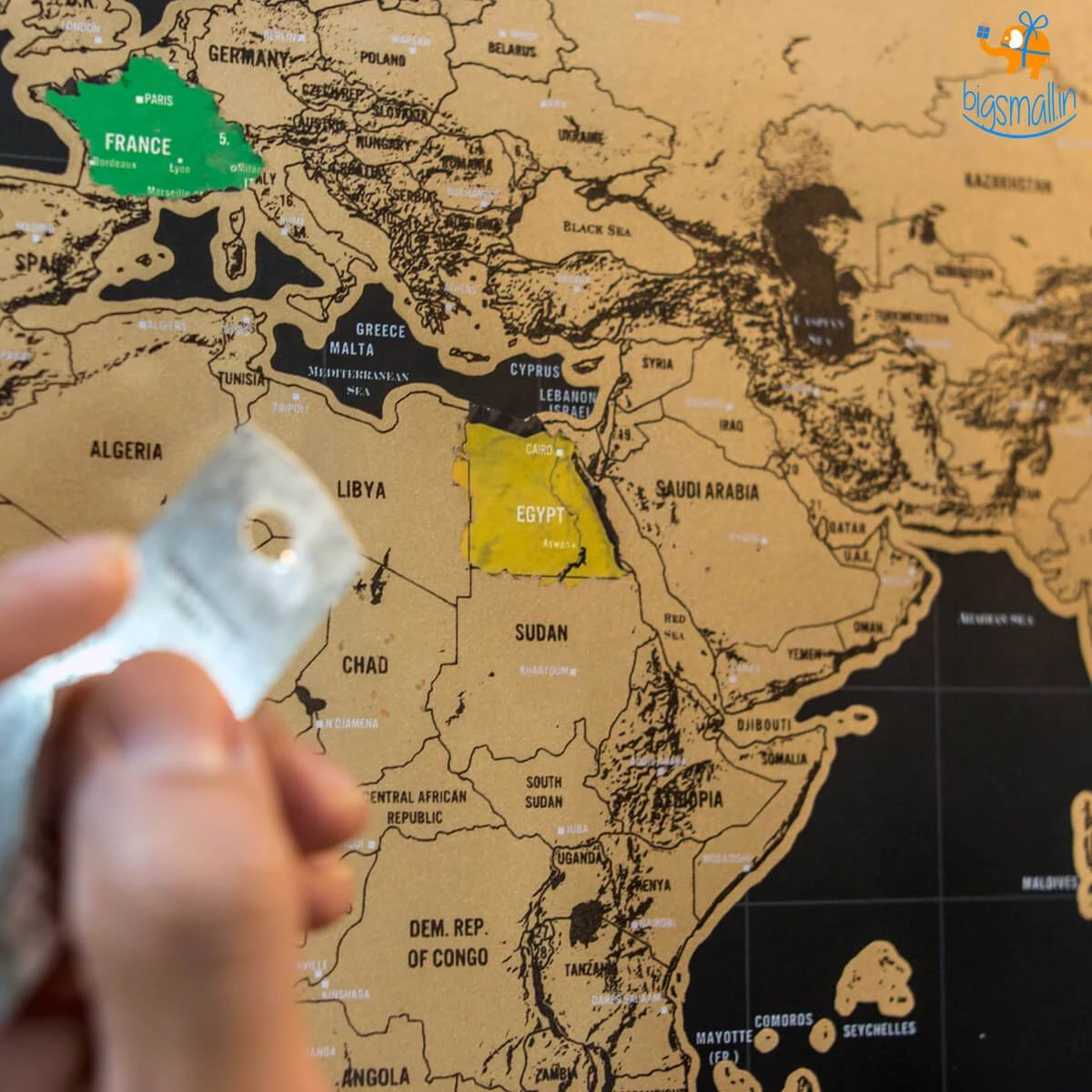 VinnyC Father's Day Scratch World Map