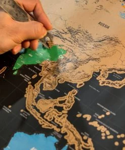 VinnyC Father's Day Scratch World Map