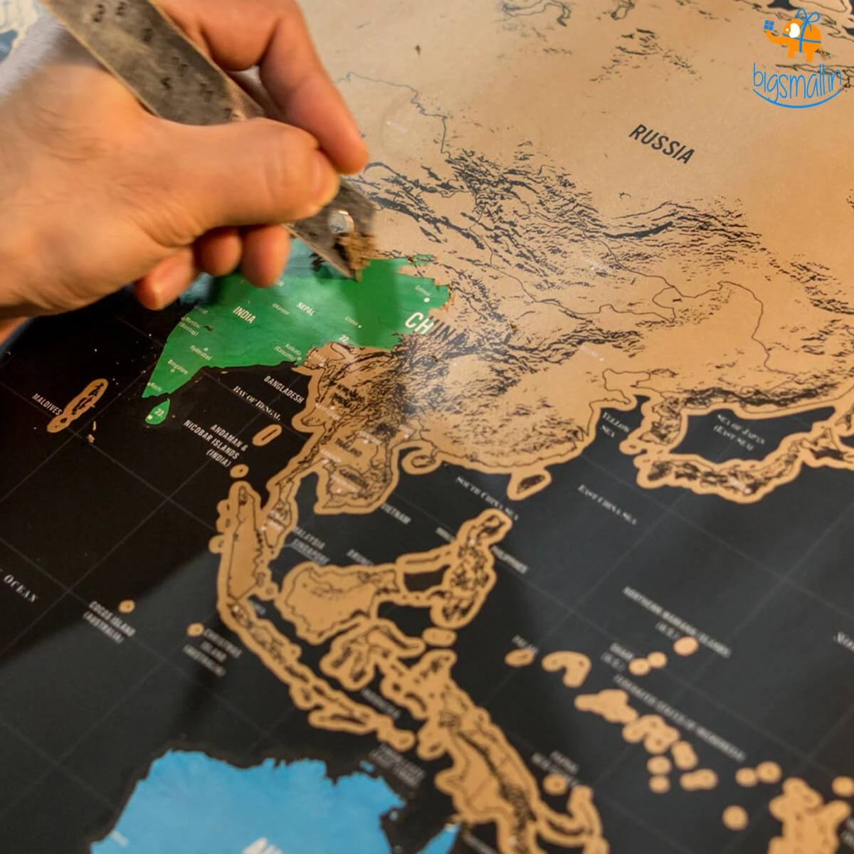 VinnyC Father's Day Scratch World Map