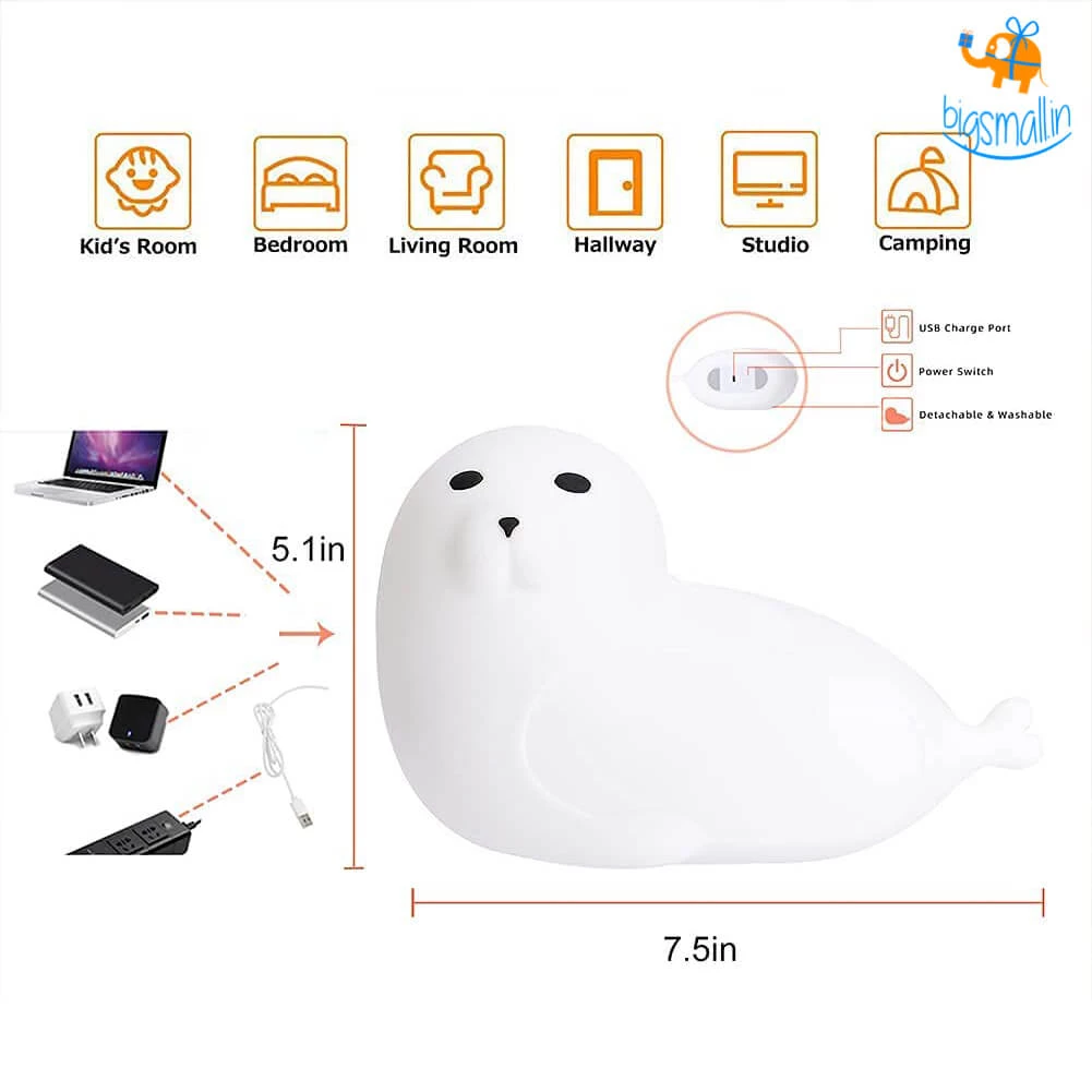 Bigsmall_hmk Sea Lion Touch Sensor Lamp All Of It