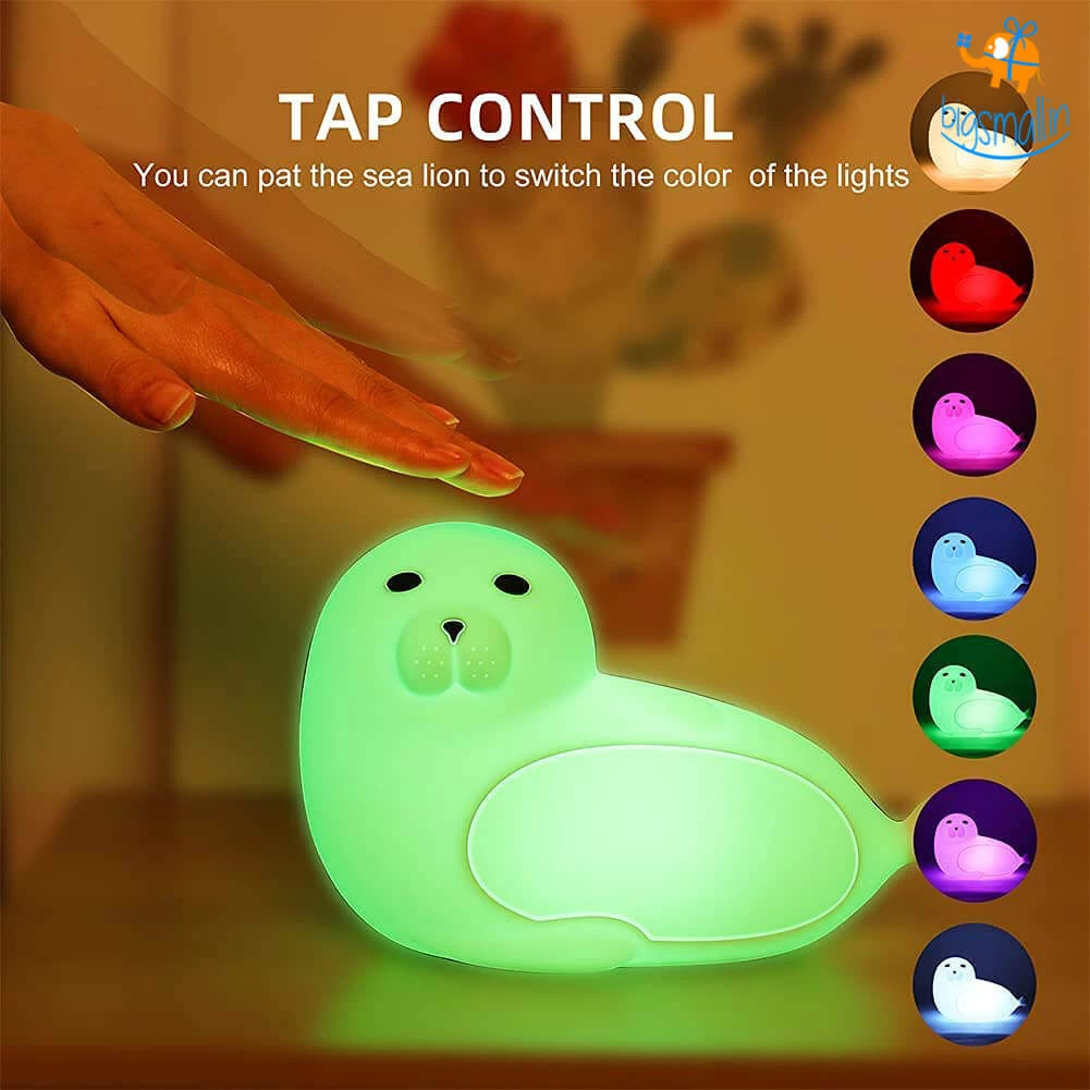Bigsmall_hmk Sea Lion Touch Sensor Lamp All Of It