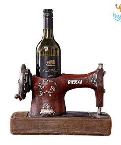 VinnyC Retro Sewing Machine Wine Bottle Holder