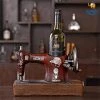 VinnyC Retro Sewing Machine Wine Bottle Holder
