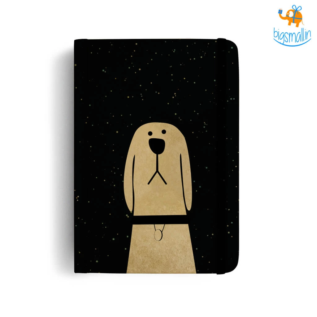 Mooch Design Studio Hachiko Theme A6 Notebook With Elastic