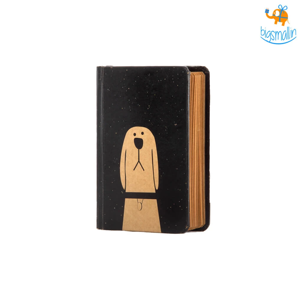 Mooch Design Studio Hachiko Theme A6 Notebook With Elastic