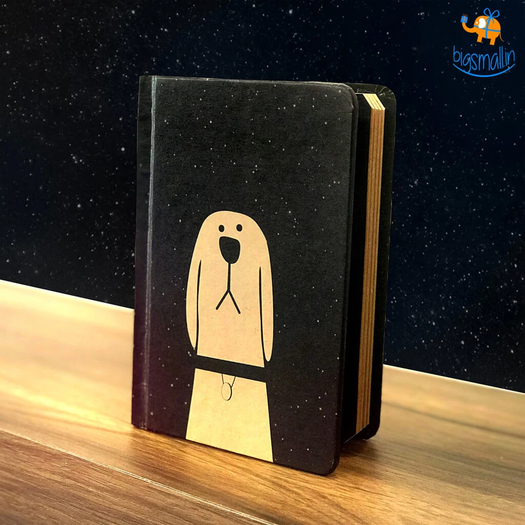 Mooch Design Studio Hachiko Theme A6 Notebook With Elastic