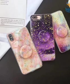 AmyLi Space Colours IPhone Cover With Pop Socket
