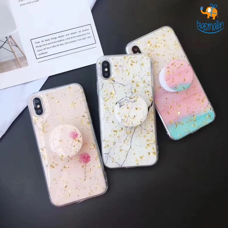 AmyLi Space Colours IPhone Cover With Pop Socket