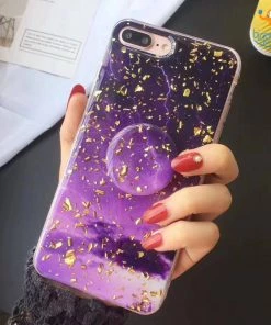 AmyLi Space Colours IPhone Cover With Pop Socket