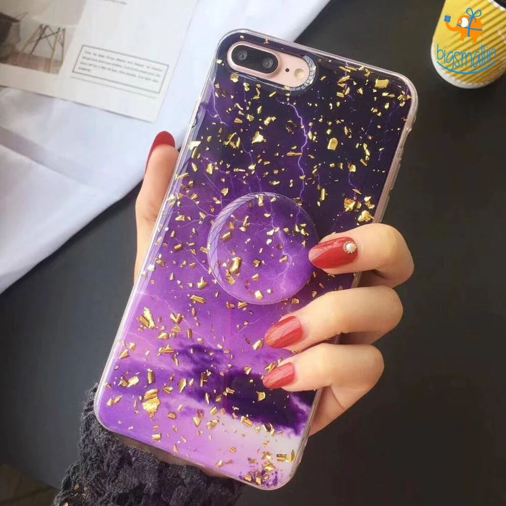 AmyLi Space Colours IPhone Cover With Pop Socket