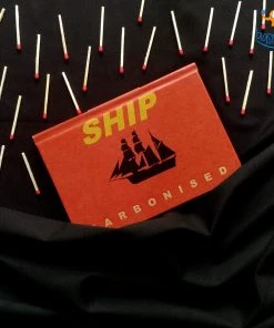 Mooch Design Studio SHIP Matchbox A6 Notebook With Elastic