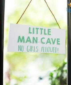 AmyLi Sale Little Man Cave Hanging Board
