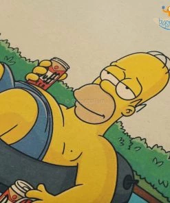 AmyLi Simpsons Kraft Paper Poster