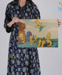 AmyLi Simpsons Kraft Paper Poster