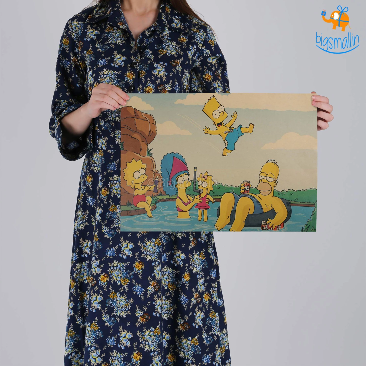 AmyLi Simpsons Kraft Paper Poster