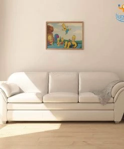 AmyLi Simpsons Kraft Paper Poster