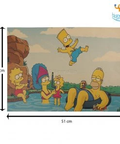 AmyLi Simpsons Kraft Paper Poster