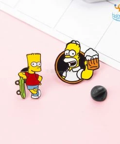 Bigsmall_piu The Simpsons Lapel Pin All Of It