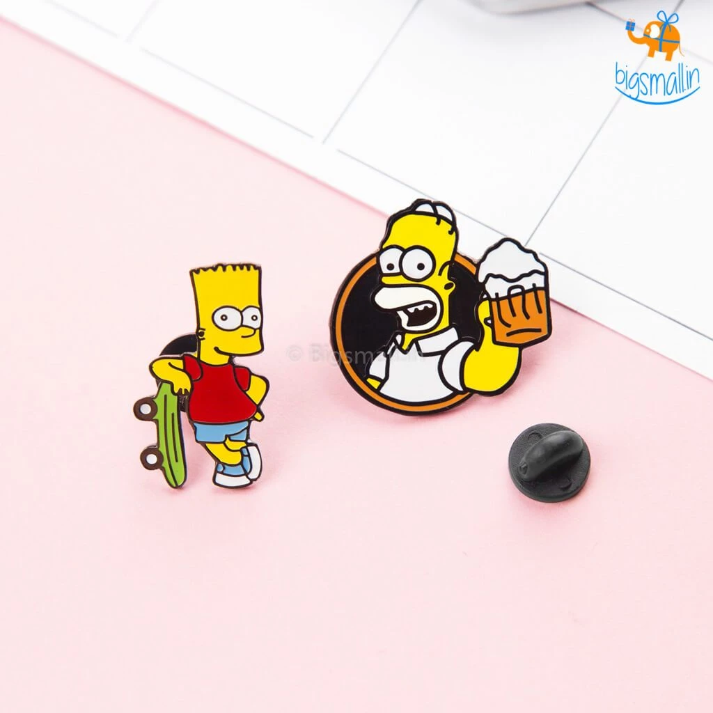 Bigsmall_piu The Simpsons Lapel Pin All Of It