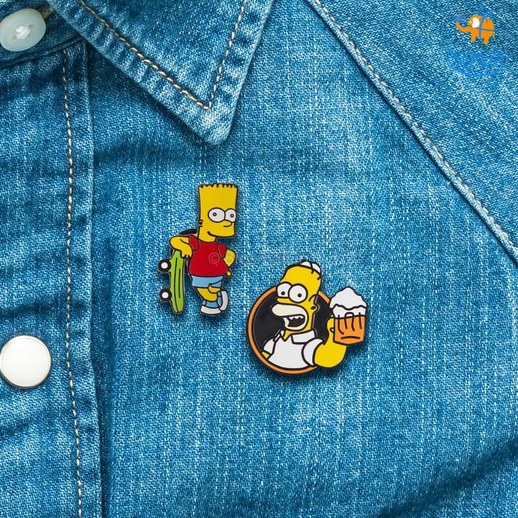 Bigsmall_piu The Simpsons Lapel Pin All Of It