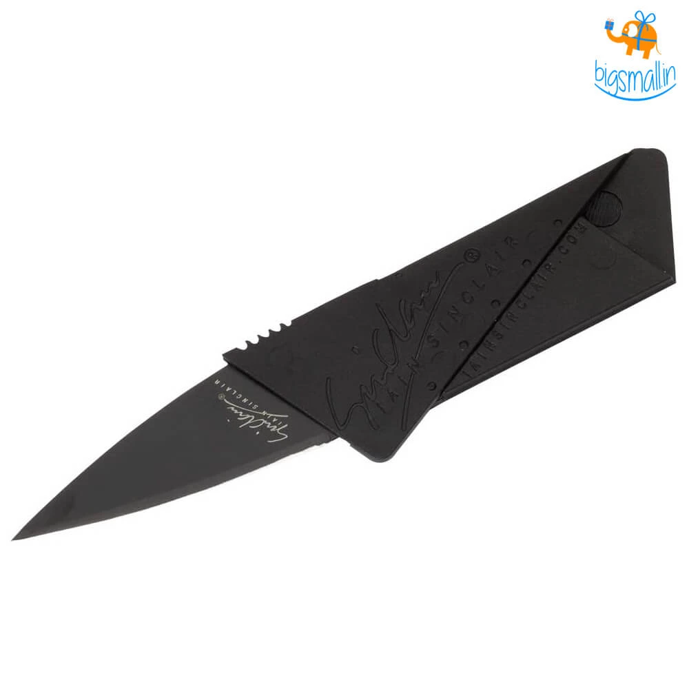 Coral Tree Cardsharp Credit Card Folding Knife All Of It