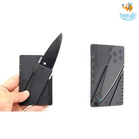 Coral Tree Cardsharp Credit Card Folding Knife All Of It