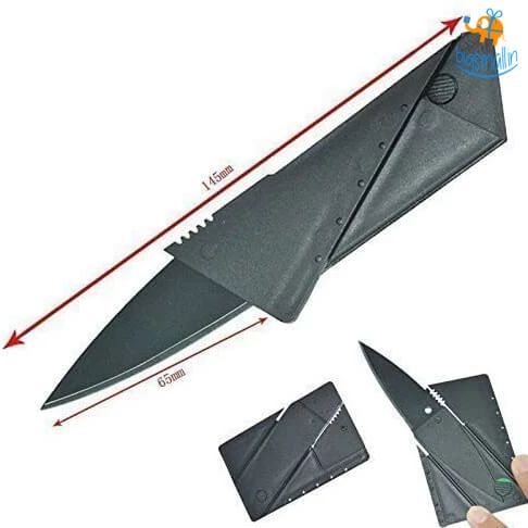 Coral Tree Cardsharp Credit Card Folding Knife All Of It