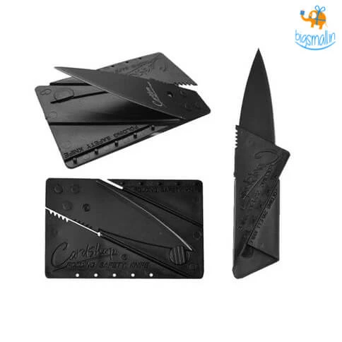Coral Tree Cardsharp Credit Card Folding Knife All Of It