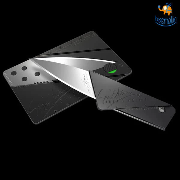 Coral Tree Cardsharp Credit Card Folding Knife All Of It