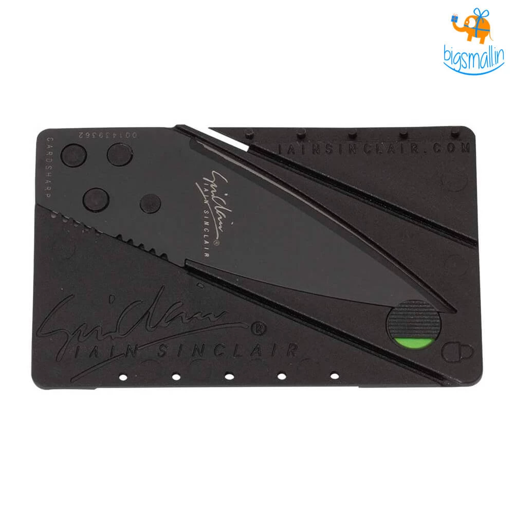 Coral Tree Cardsharp Credit Card Folding Knife All Of It
