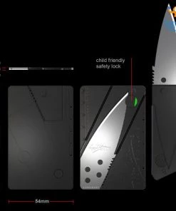 Coral Tree Cardsharp Credit Card Folding Knife All Of It