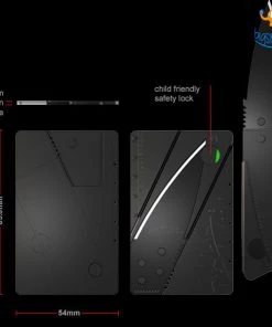 Coral Tree Cardsharp Credit Card Folding Knife All Of It