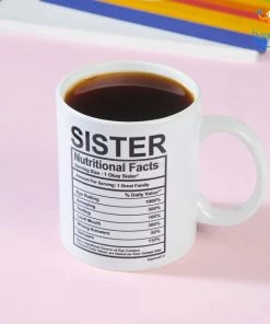 Bigsmall_piu All Of It Sister Nutritional Facts Mug
