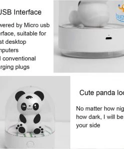 Bigsmall_hmk Small Panda Bedside Night Lamp All Of It