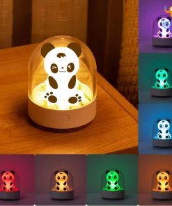 Bigsmall_hmk Small Panda Bedside Night Lamp All Of It