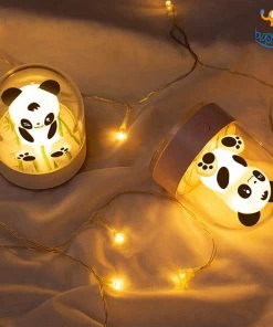 Bigsmall_hmk Small Panda Bedside Night Lamp All Of It