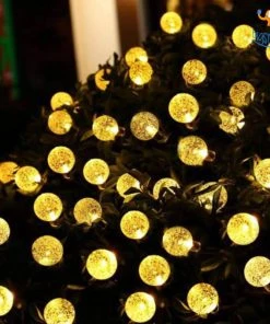 Coral Tree Snow Globe String LED Lights