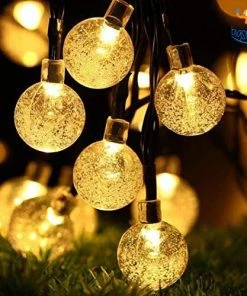 Coral Tree Snow Globe String LED Lights