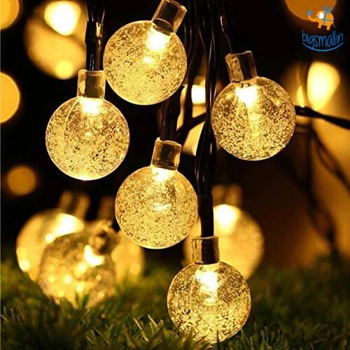Coral Tree Snow Globe String LED Lights